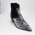 2019 Women's Cowboy Boots White Print Western Cowgirl A089A Ladies Winter Ankle  Women Boots Shoes